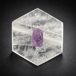 Amethyst Ganesh Ji Murti - WorldOfOorja