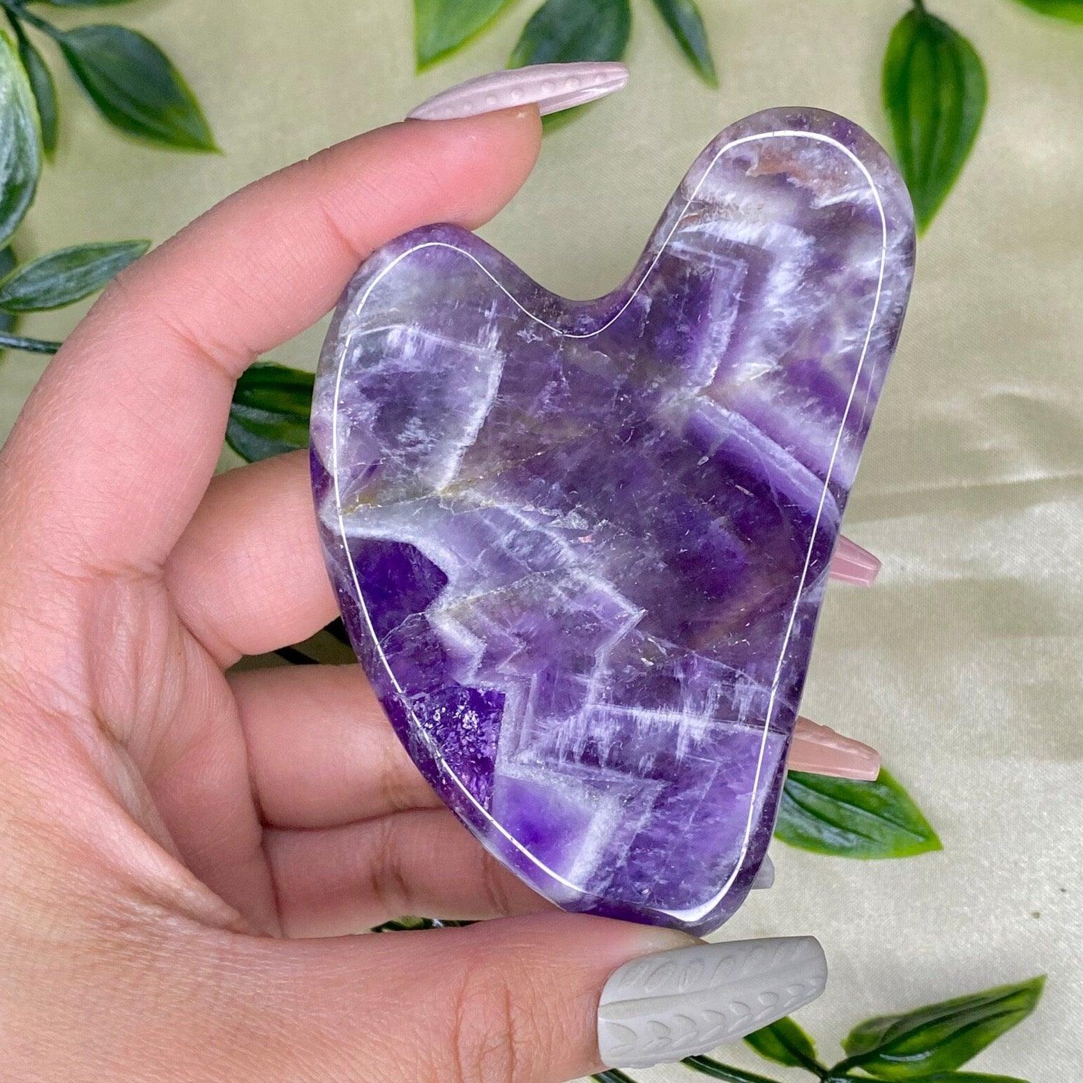 Amethyst Gua Sha - WorldOfOorja