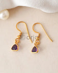 Amethyst Hanging Earring - WorldOfOorja