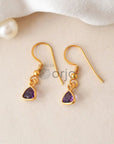 Amethyst Hanging Earring - WorldOfOorja