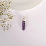 Amethyst Pencil Pendant - WorldOfOorja