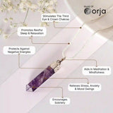 Amethyst Pencil Pendant - WorldOfOorja