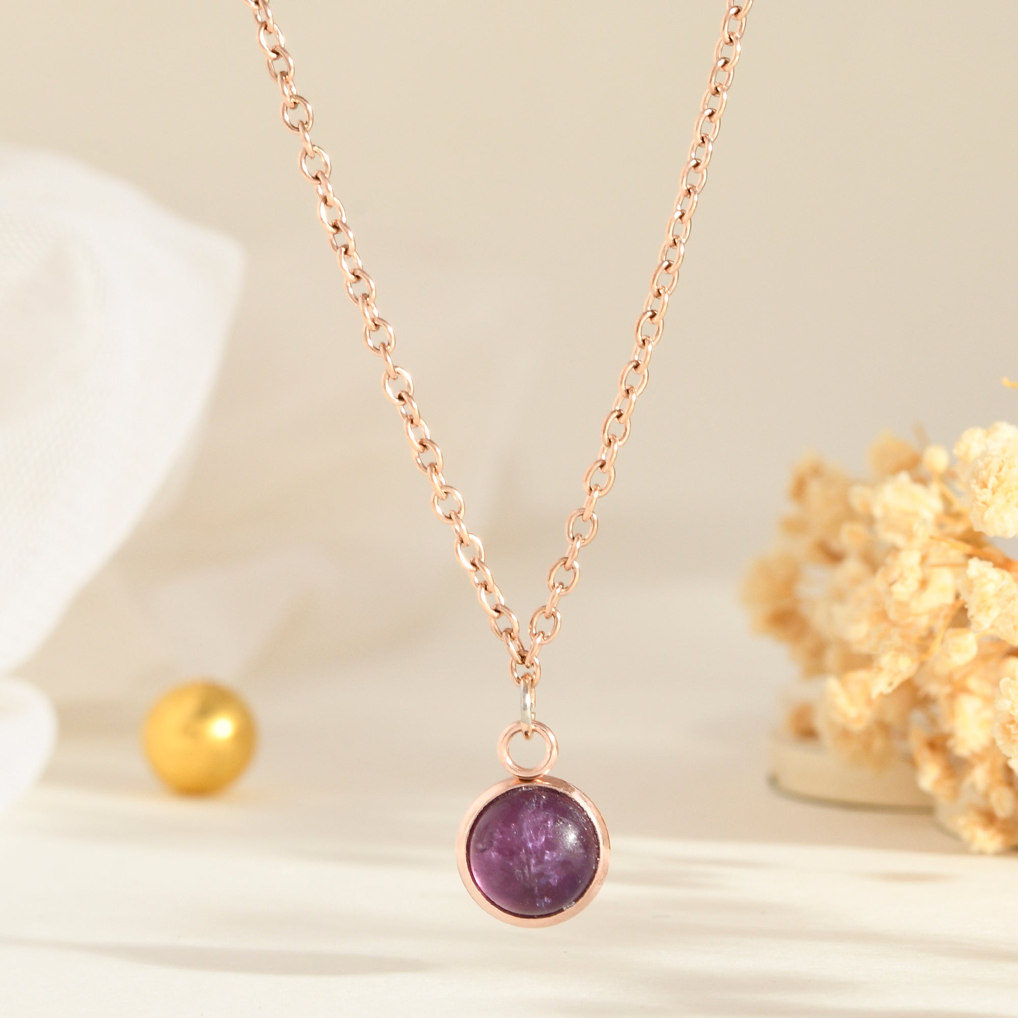 Amethyst pendant - WorldOfOorja