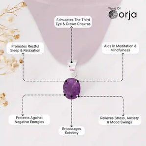 Amethyst Pendant - WorldOfOorja