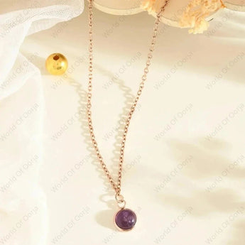 Amethyst Pendant - Mini - WorldOfOorja