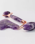 Amethyst Roller & Gua Sha Combo - WorldOfOorja