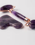 Amethyst Roller & Gua Sha Combo - WorldOfOorja