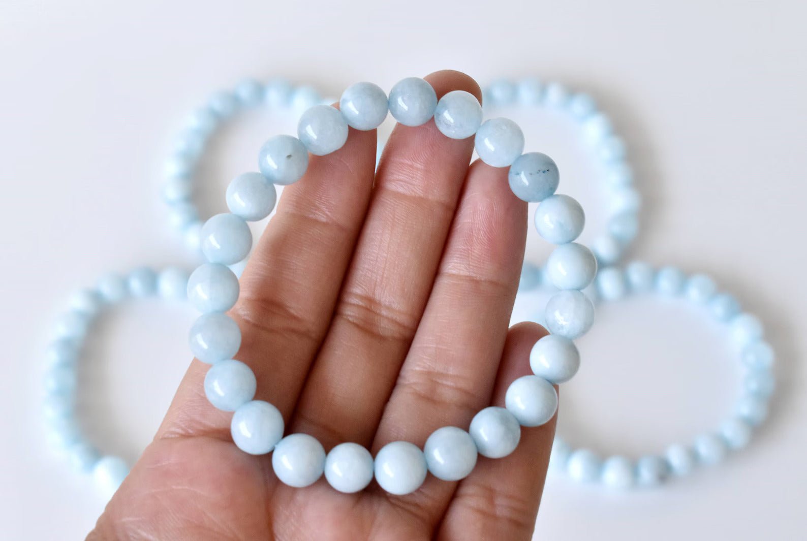 Aquamarine bracelet - WorldOfOorja