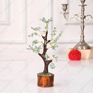 Aquamarine Crystal Tree - WorldOfOorja