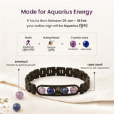 Made for Aquarius energy – ruling planet and crystals in the Aquarius zodiac bracelet