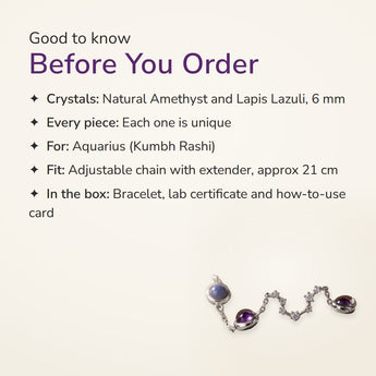Aquarius Constellation Bracelet – good to know before you order