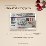 Red Coral Bracelet lab certificate with QR code – The Oorja promise