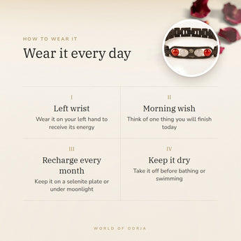 How to wear your Virgo Metal Zodiac Bracelet – left wrist, morning wish, recharge on selenite or moonlight