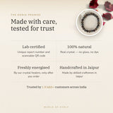 The Oorja promise – Mulank 8 Bracelet, lab certified and energised after you order