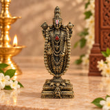 Tirupati Balaji idol in Panchdhatu gold finish