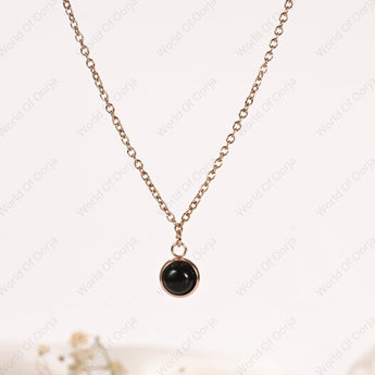 Black Obsidian Pendant - WorldOfOorja