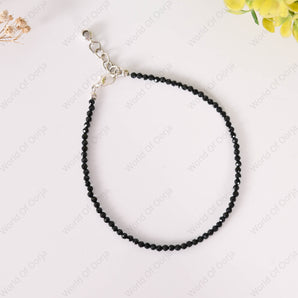 Black Spinel Anklet — The Guardian Set Gift Set
