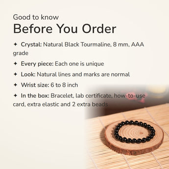 Black Tourmaline Bracelet – good to know before you order
