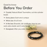 Black Tourmaline Cylinder Bracelet – good to know before you order