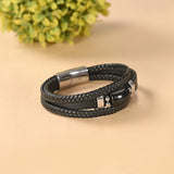 Black Tourmaline Leather Bracelet – image 4