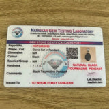 Black Tourmaline Pendant - WorldOfOorja