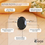 Black Tourmaline Ring - WorldOfOorja