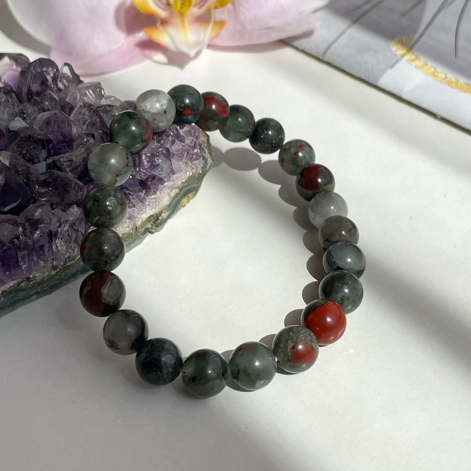 Bloodstone bracelet - WorldOfOorja