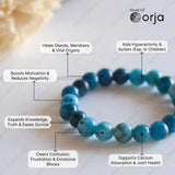 Blue Apatite Bracelet - WorldOfOorja