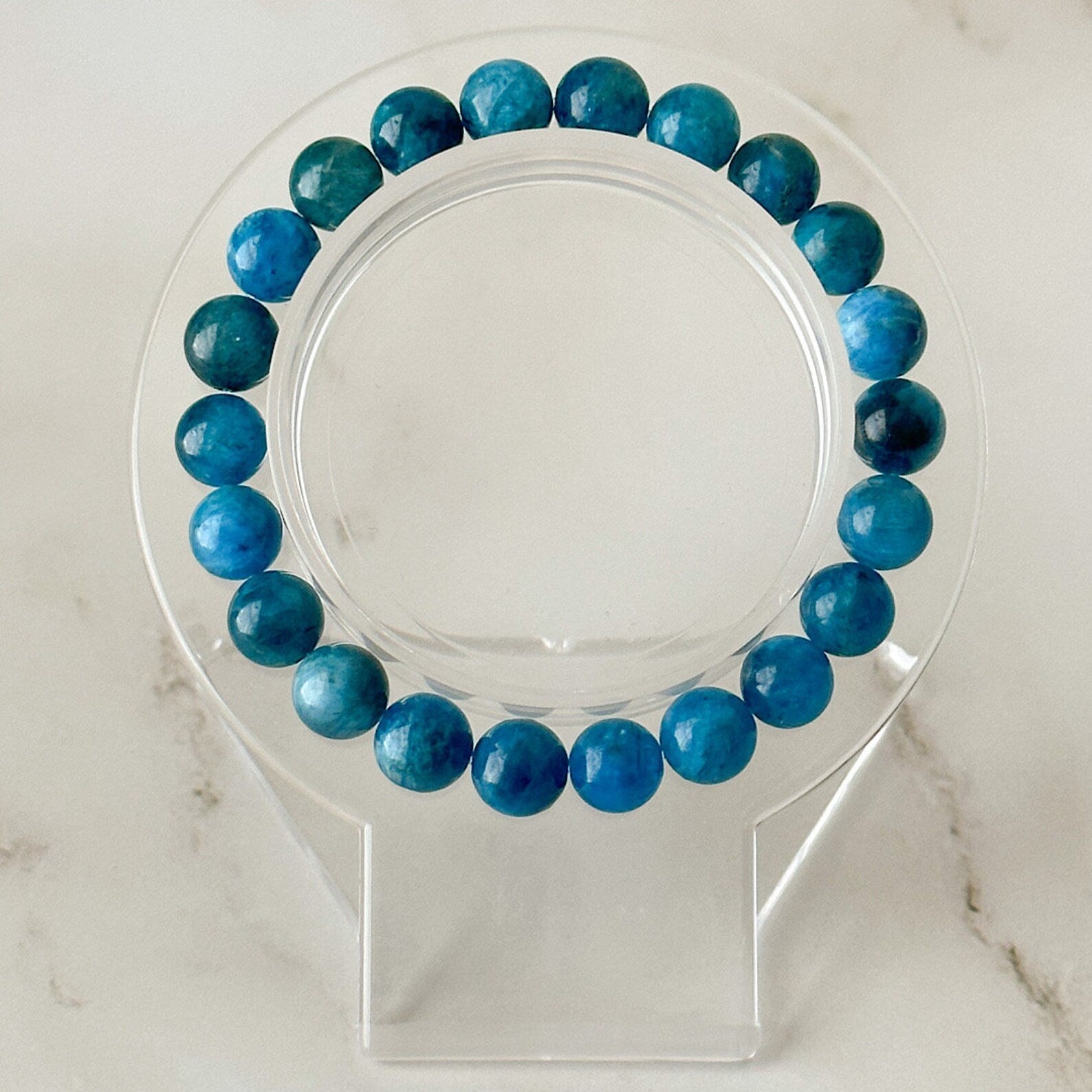 Blue Apatite Bracelet - WorldOfOorja