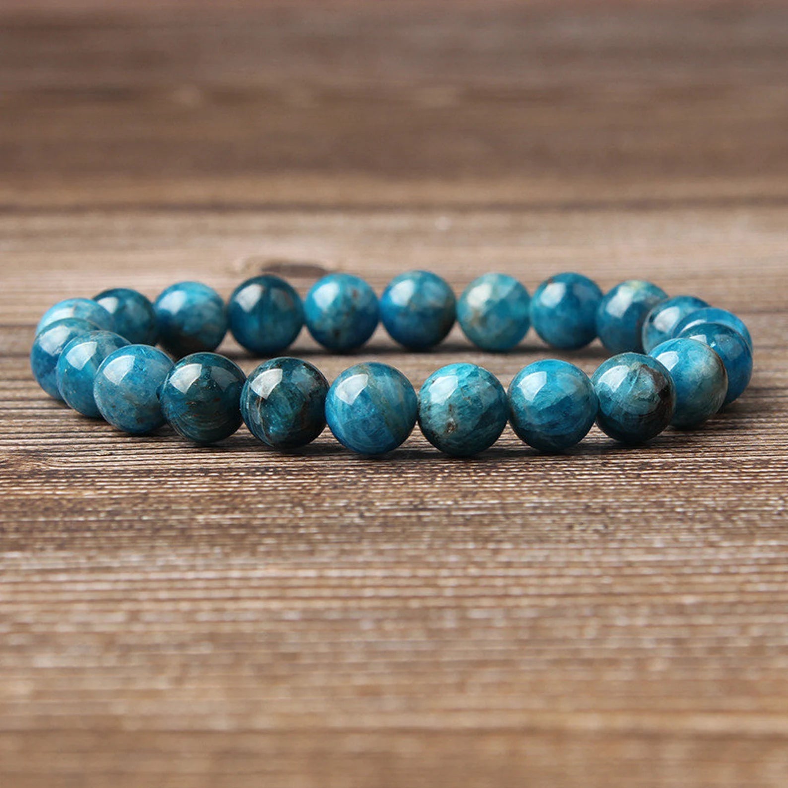 Blue Apatite Bracelet - WorldOfOorja