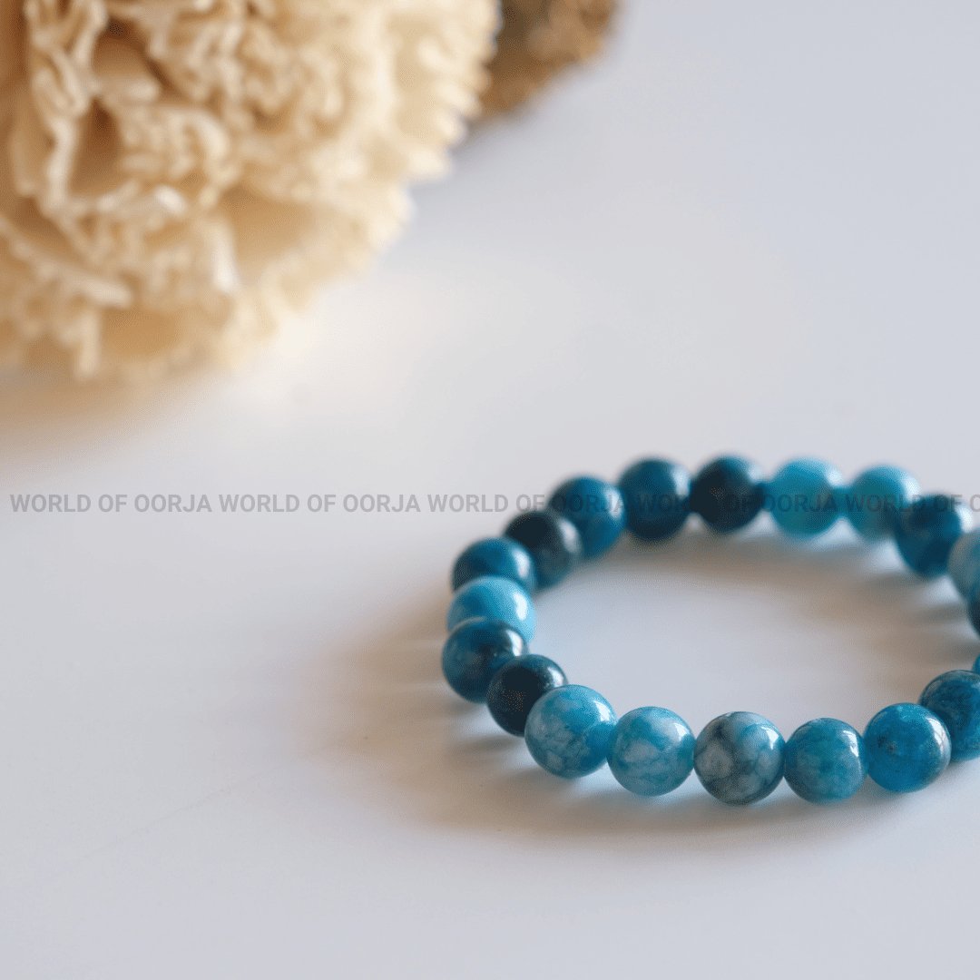 Blue Apatite Bracelet - WorldOfOorja