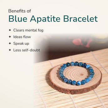 Benefits of Blue Apatite Bracelet – World of Oorja