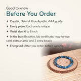 Blue Apatite Bracelet – good to know before you order