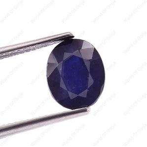 Blue Sapphire (Neelam) (3.45 Carat, 3.78 Ratti) - WorldOfOorja