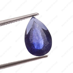 Blue Sapphire (Neelam) (3.90 Carat, 4.25 Ratti) - WorldOfOorja