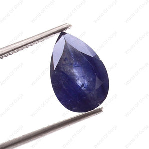 Blue Sapphire (Neelam) (5.85 Carat, 6.37 Ratti) - WorldOfOorja