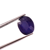 Blue Sapphire (Neelam) (5.88 Carat, 6.4 Ratti) - WorldOfOorja
