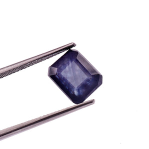 Blue Sapphire (Neelam) (5.92 Carat, 6.45 Ratti) - WorldOfOorja