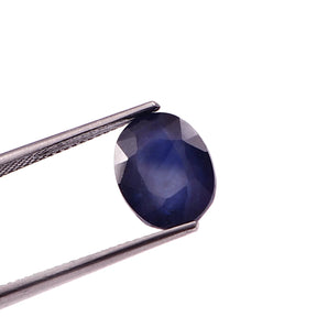 Blue Sapphire (Neelam) (6.30 Carat, 6.86 Ratti) - WorldOfOorja