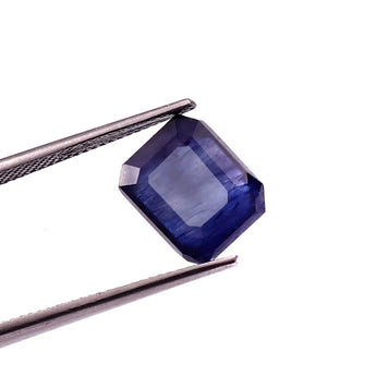 Blue Sapphire (Neelam) (7.43 Carat, 8.09 Ratti) - WorldOfOorja