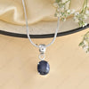 Blue Sapphire (neelam) Pendant