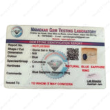 Blue Sapphire (neelam) Ring - WorldOfOorja