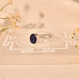 Blue Sapphire (neelam) Ring - WorldOfOorja