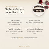 The Oorja promise – Scorpio Metal Zodiac Bracelet, lab certified and energised after you order