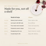 Why World of Oorja – Black Obsidian Pendant made for you, finished by hand in Jaipur