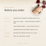 Gemini constellation bracelet – before you order