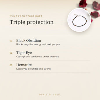 Triple Protection Anklet benefits – World of Oorja