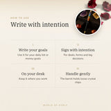 7 Chakra Crystal Pen – write with intention, how to use and where to keep it
