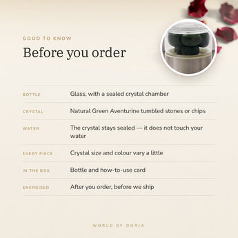 Green Aventurine Water Bottle – good to know before you order