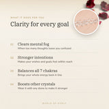 Clear Quartz (Sphatik) Mala benefits – World of Oorja